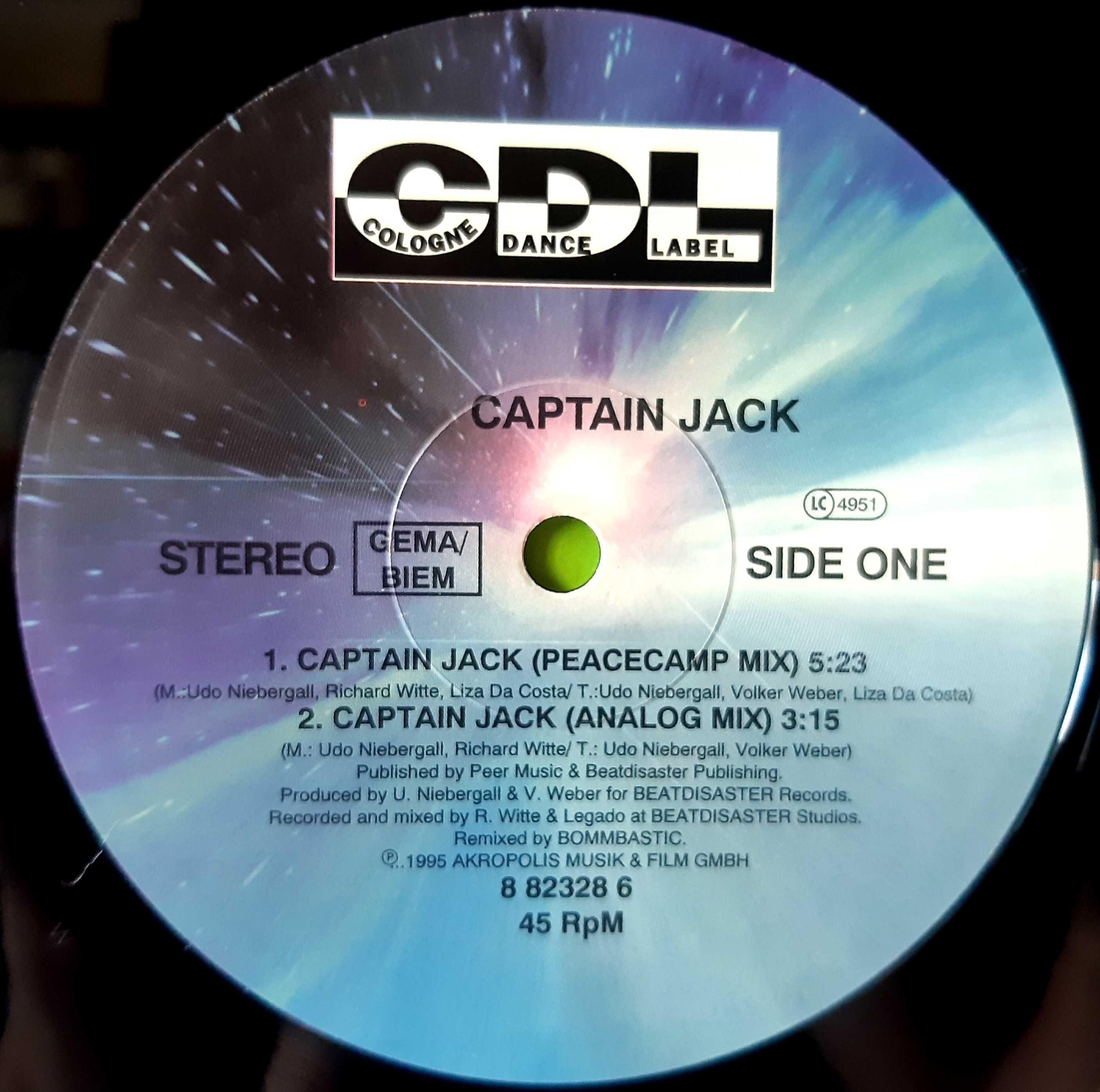 Captain Jack - Captain Jack - 1995. (EP). 12. Vinyl. Пластинка.