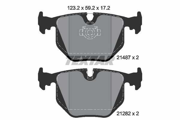 Колодки гальмівні тормозні BMW 3/X3 00 Е87 F20 Ф20 F21 F40 Е88 Е82