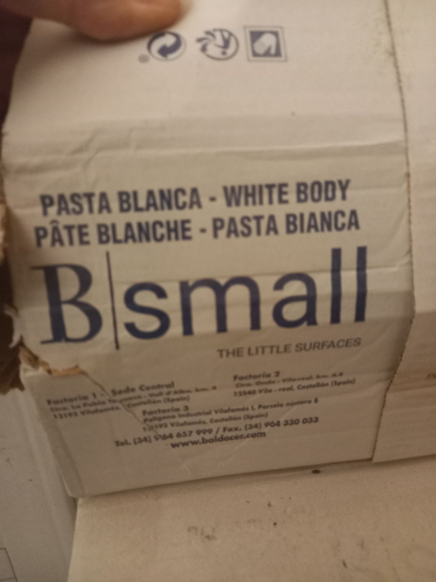 3m Płytki cegiełki włoskie Pasta Blanca White Body 7,5x30