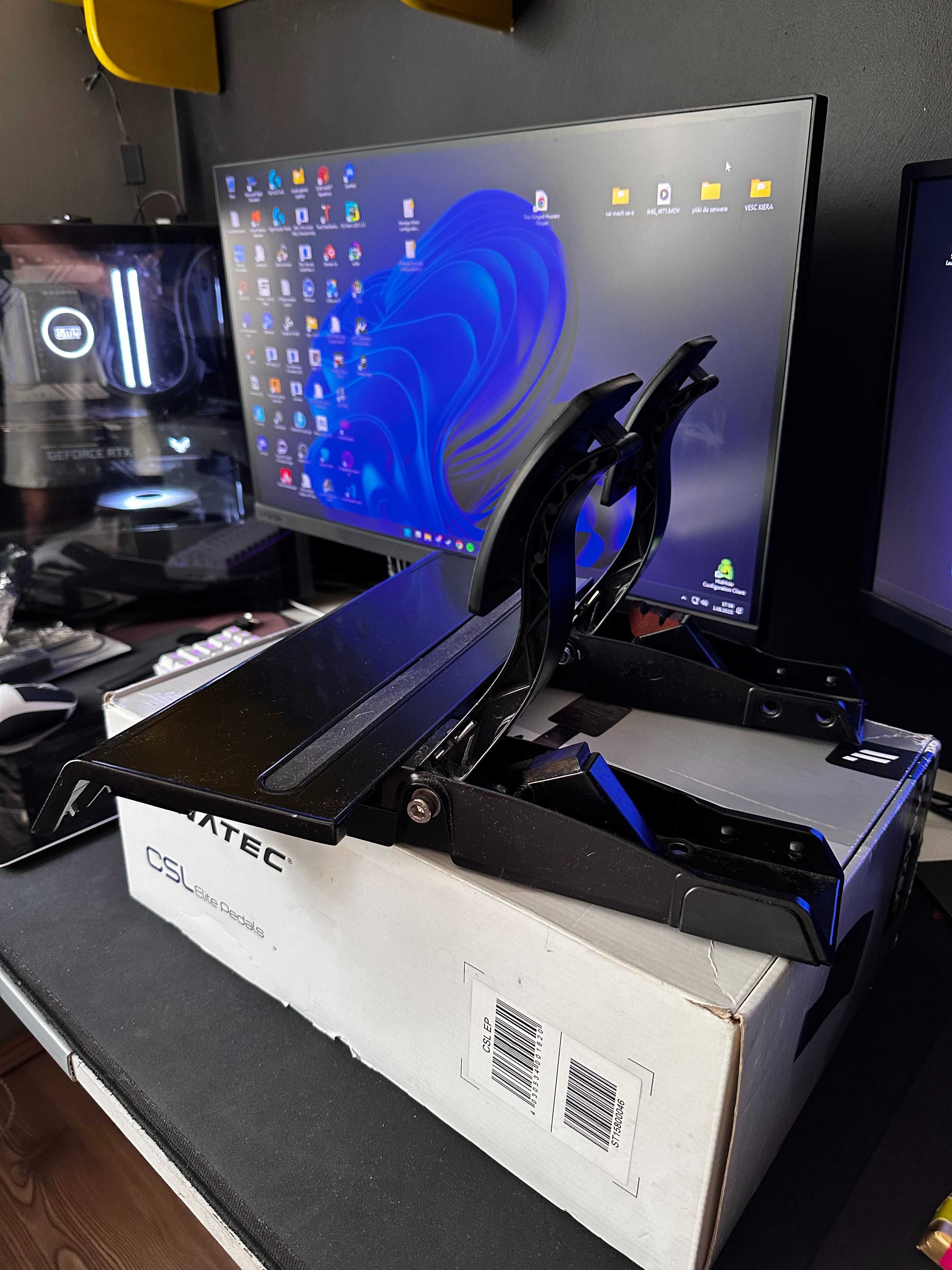 Pedały FANATEC CSL ELITE + Oryginalny Adapter USB Do Komputera