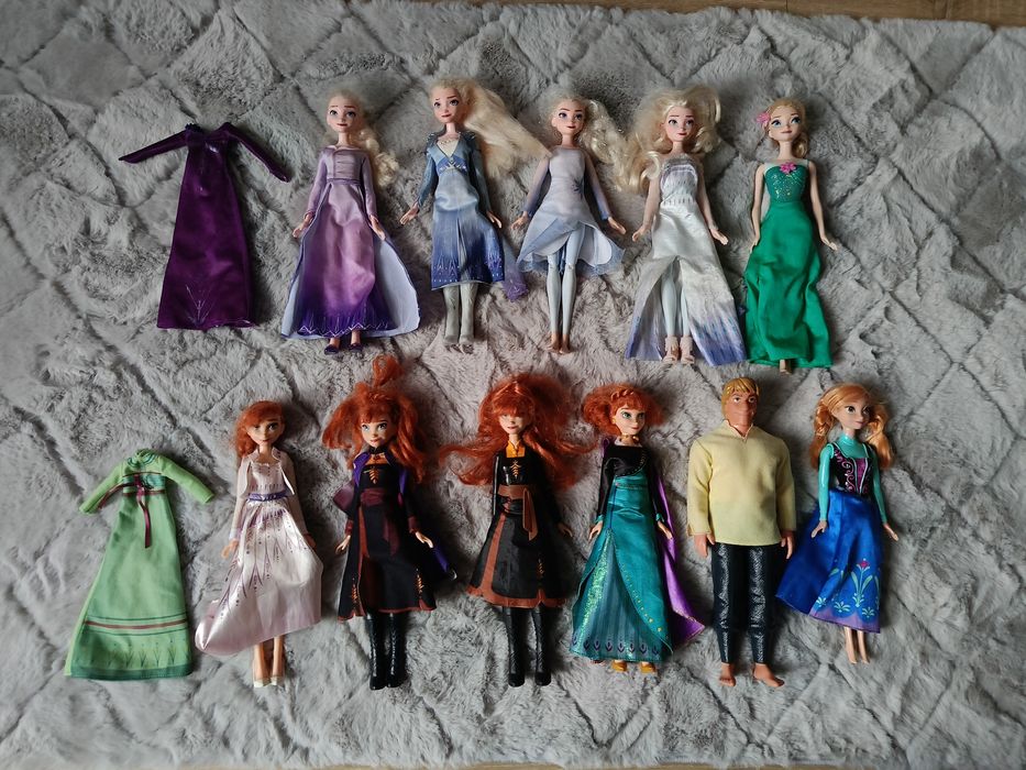 Zestaw lalek Kraina Lodu Elsa Anna Kristoff