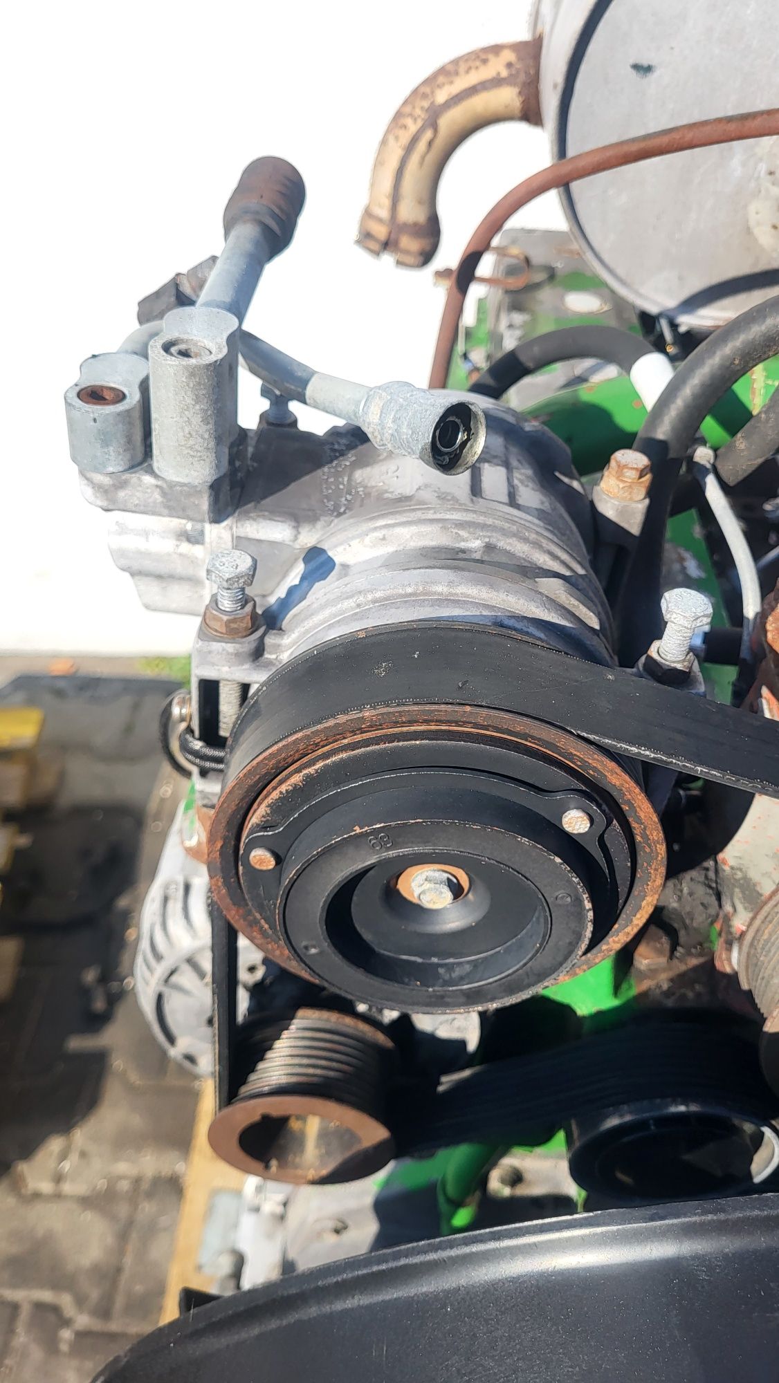 Alternator sprężarka klimatyzacji john deere 6910