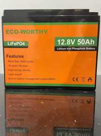 Акумулятор LiFePO4 ECO-WORTHY 12V 50Ah, 3000+ циклов