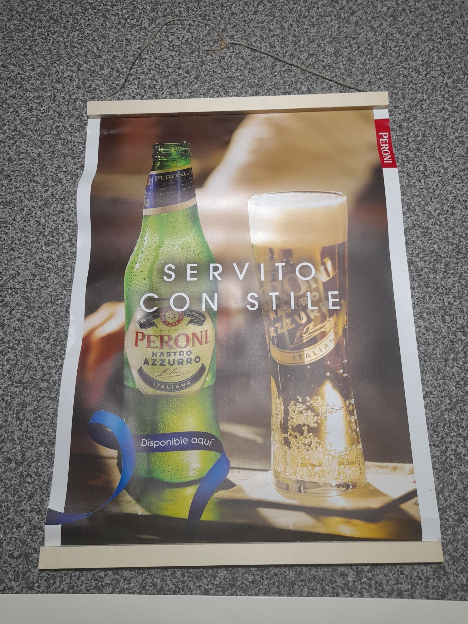 Peroni anuncio (cartaz poster)
