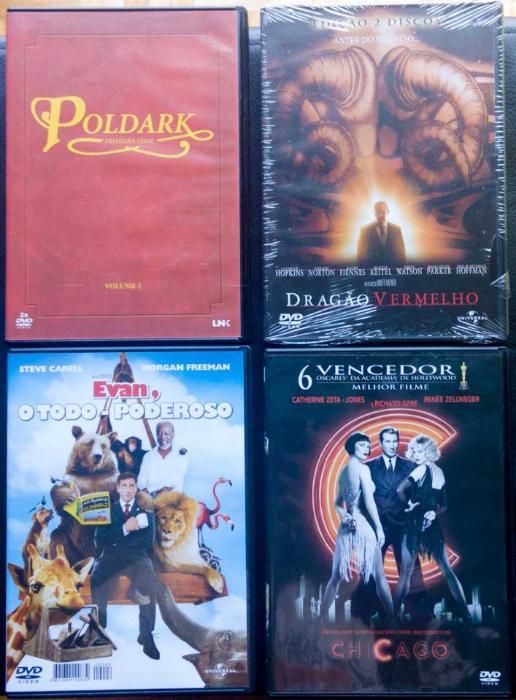 Vários filmes DVD Digipak Steelbook