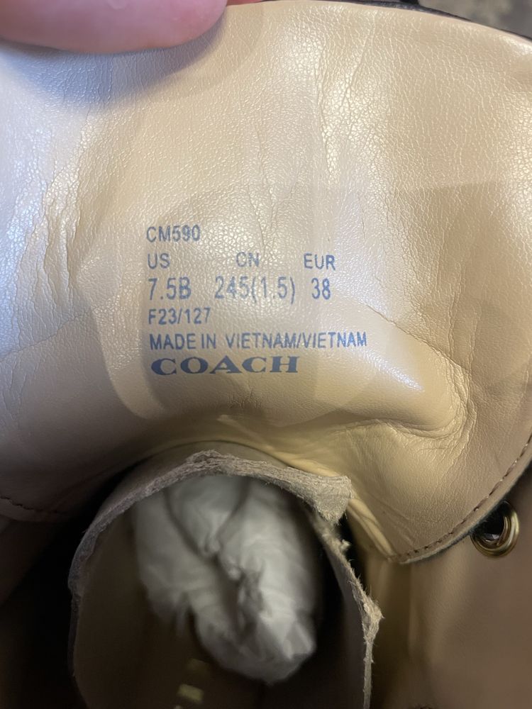 Черевики  Coach Royce Bootie In Signature Canvas