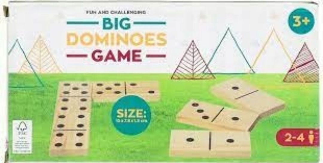 Gra domino drewniane Gra JJA Big Dominoes Game