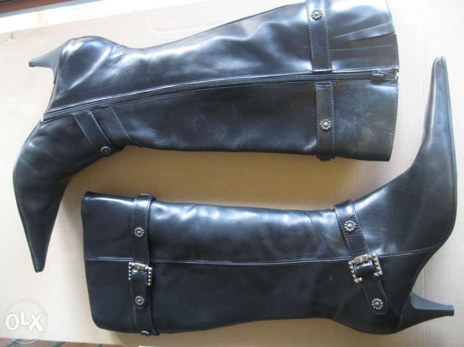 Botas de pele marca Vanisara (não usadas) nº 40