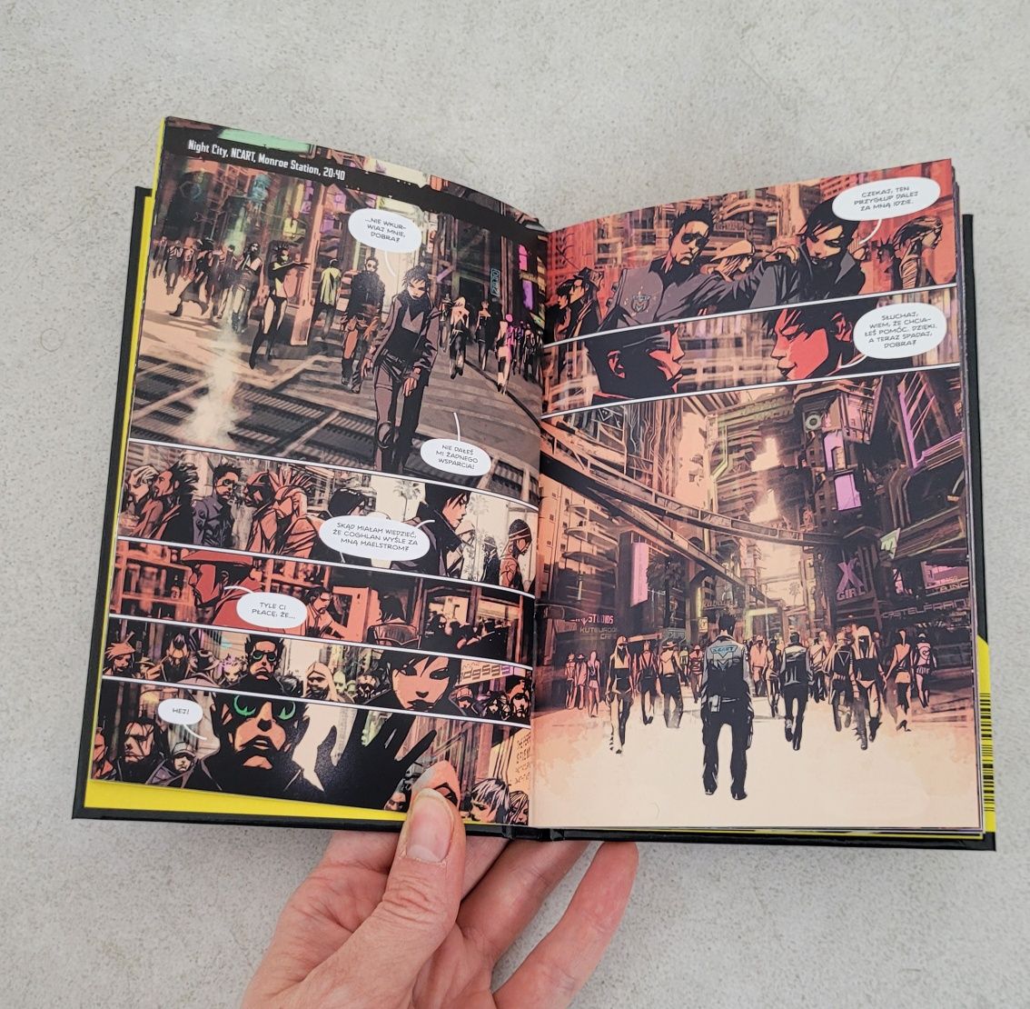 Cyberpunk 2077 komiks Aleksandra Motyka Marcin Błacha  i inni