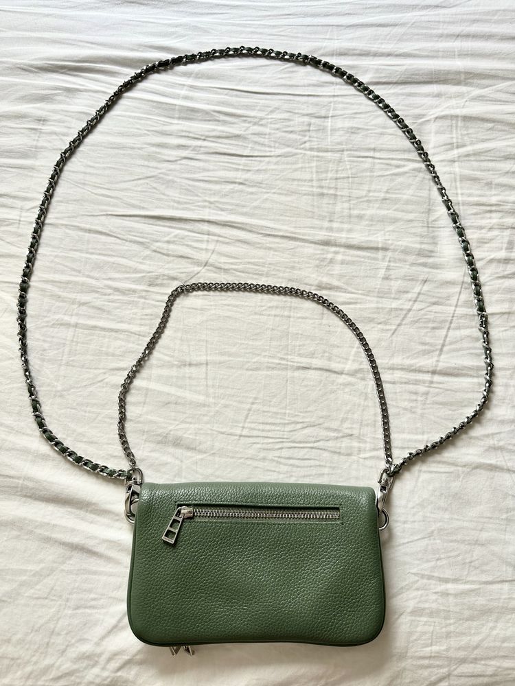 mala bolsa ombro rock nano zadig voltaire verde