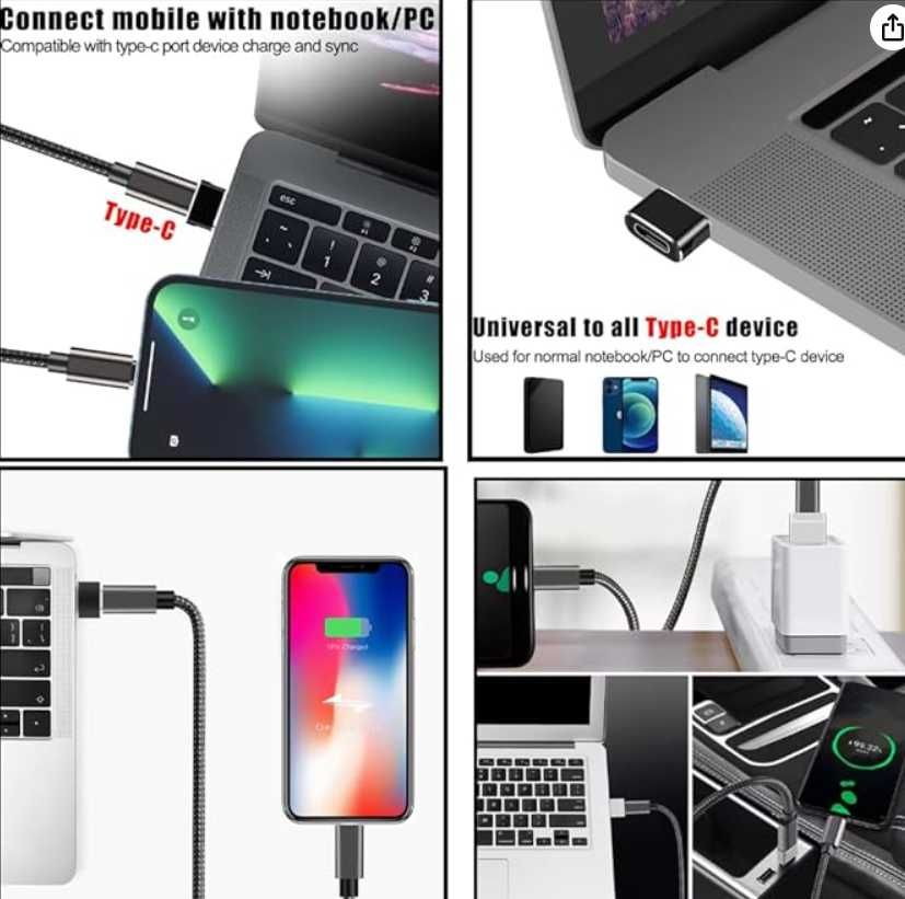 SNESH 2Pack Usb-C  na Usb-A