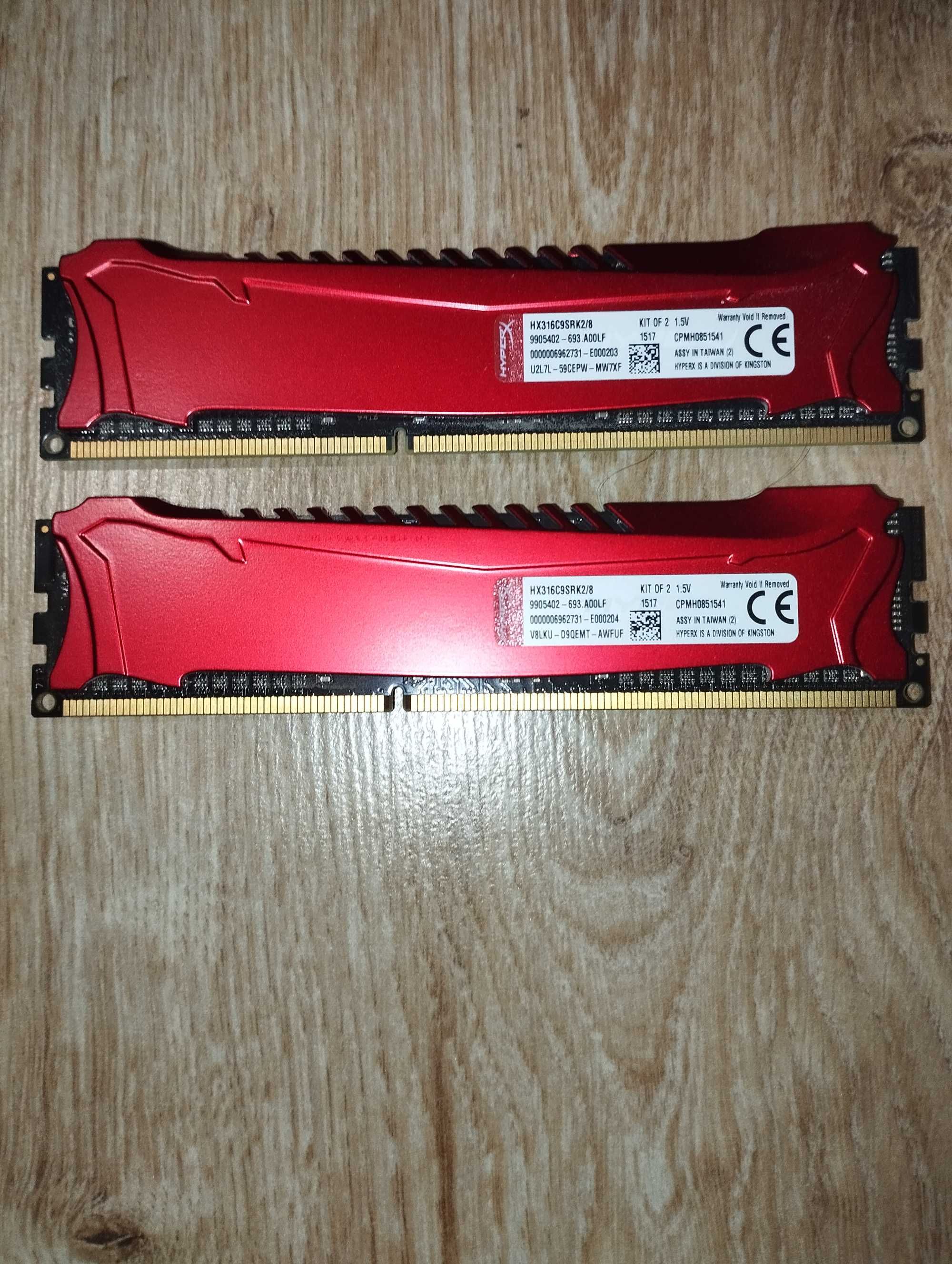 Pamięć HyperX Savage DDR3 2x4GB 1600Mhz HX316C9SRK2/8
