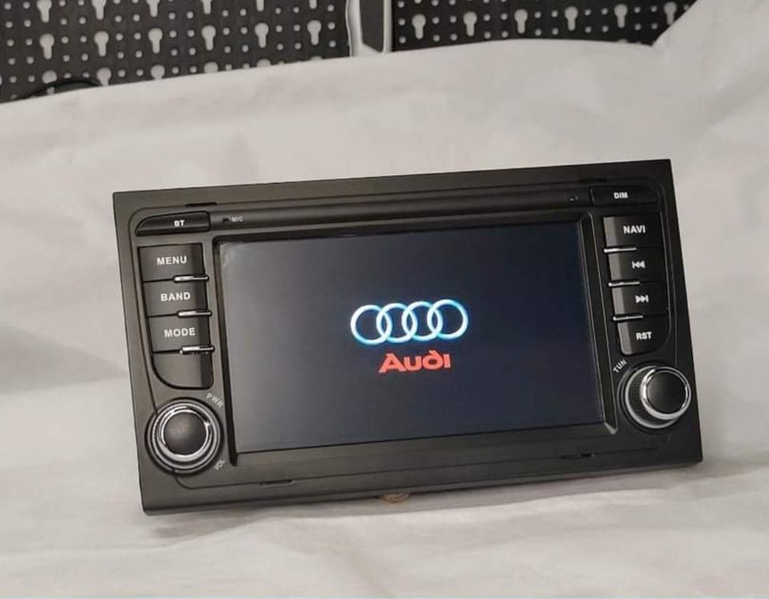 Rádio Android 13 com GPS Audi A4 B6/B7 (Artigo Novo)
