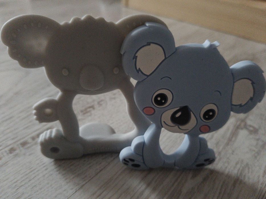Silikonowe gryzaki Koala z wypustkami maskującymi dziąsła