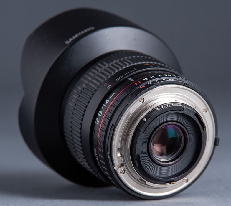 Samyang 14 mm para nikon