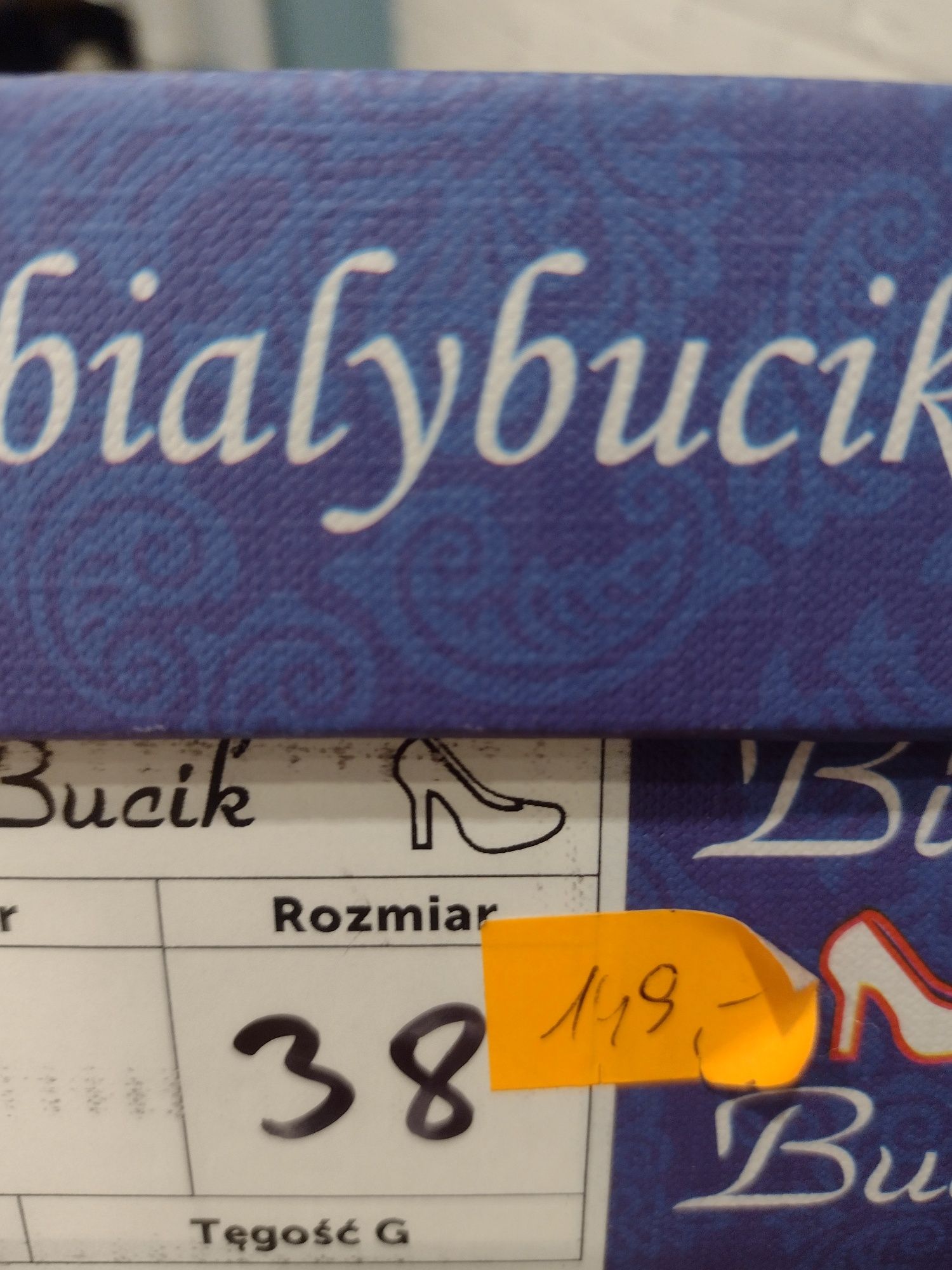 Buty ślubne białe 38