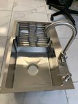 Кухонна мийка Kroner 7848 з дозатором і кошиком та краном 3.0/1.0 мм