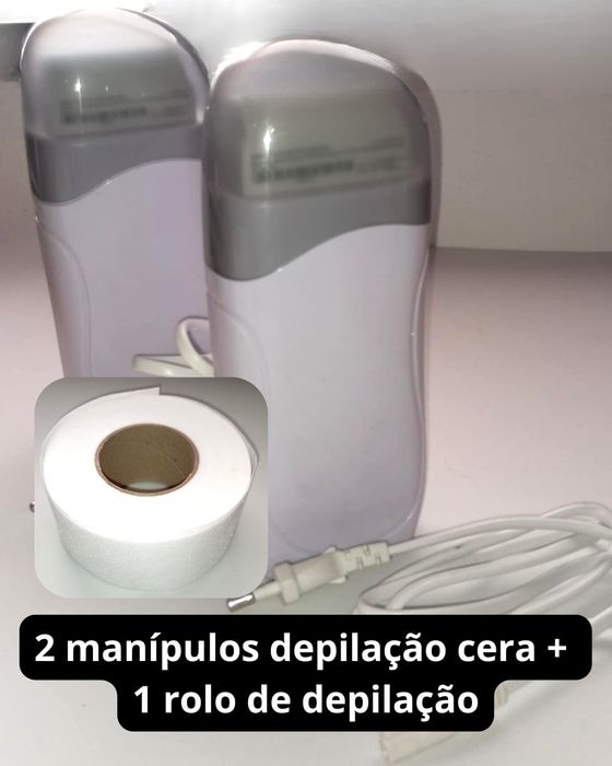 2 Manípulos de Depilação a Cera + Rolo