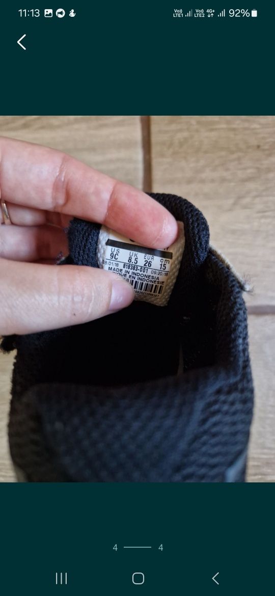 Кросівки, nike 26 розмір, 15,5 см стелька