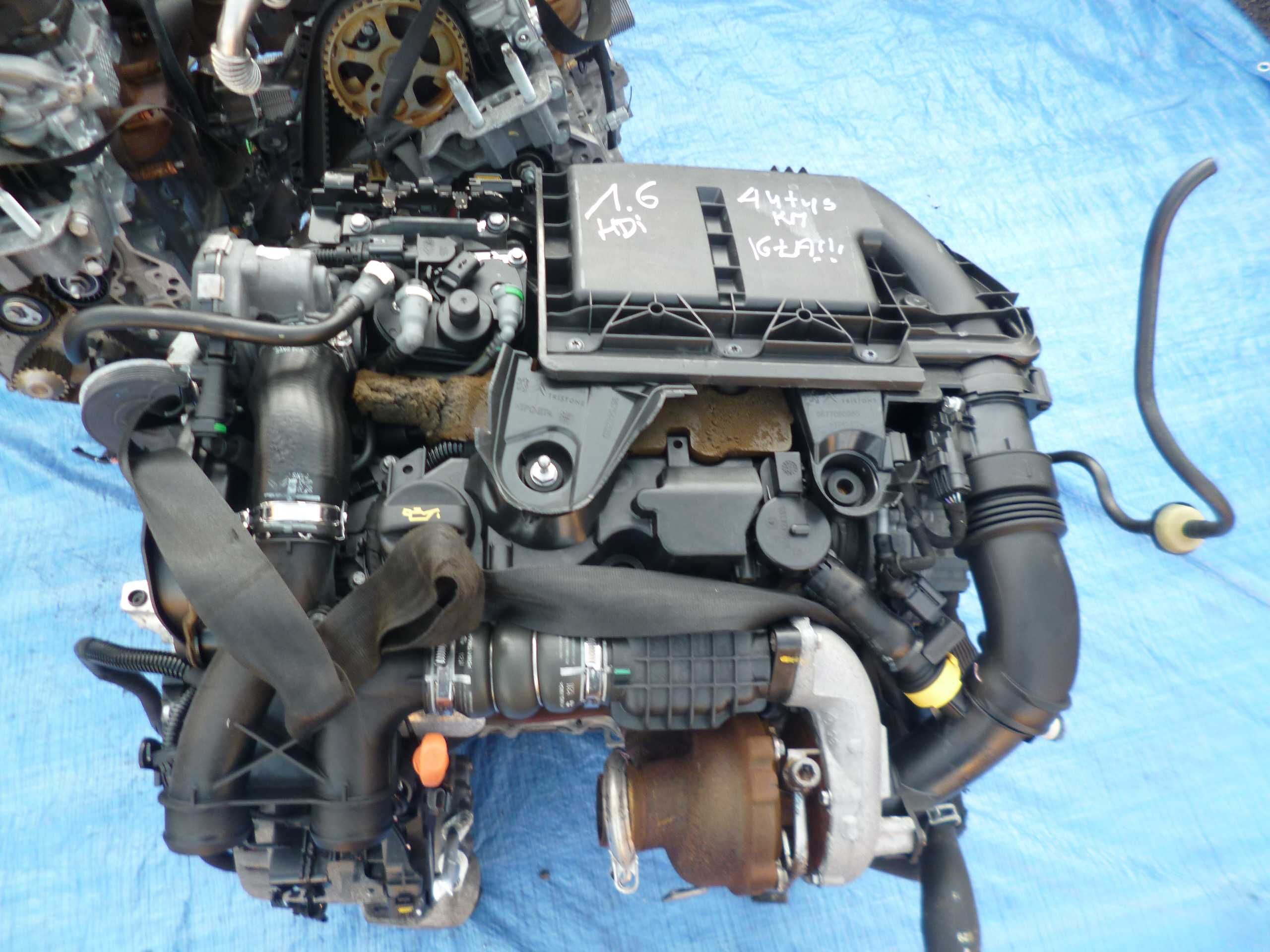 Silnik 1,6 tdci focus 3 mondeo c-max tourneo tzga t1da t1d continental