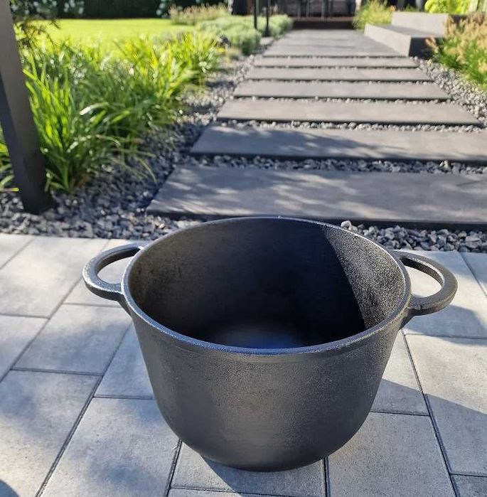 Kociołek żeliwny 12 Litrów 3w1
