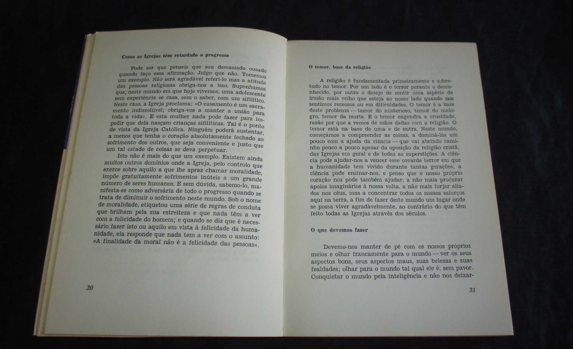 Livro Porque não sou cristão Bertrand Russell
