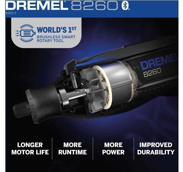 Dremel 8260 із безщітковим двиг і Bluetooth Гравер Дремель Шліфмашинка