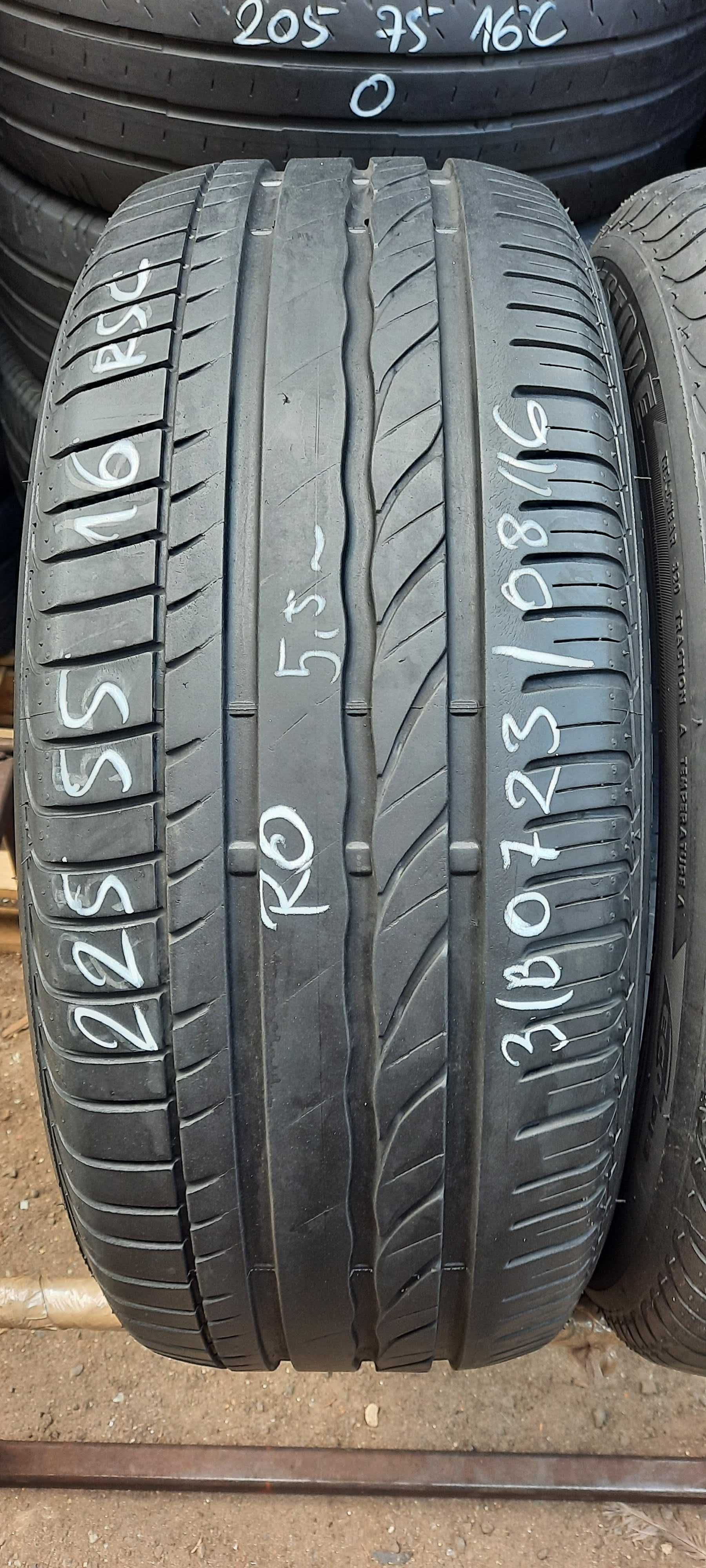 2szt opony letnie używane 225/55R16 Bridgestone ER300 RSC