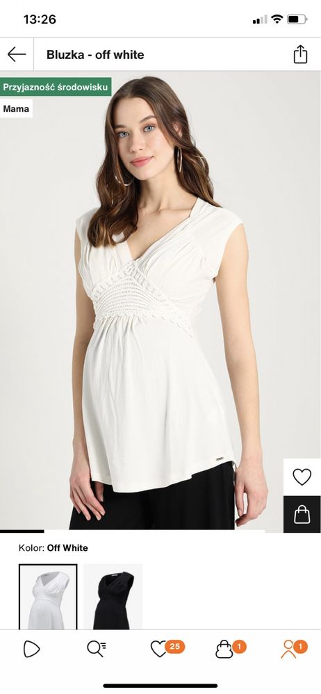 Koszulka / bluzka do karmienia - LOVE2WAIT - Zalando - M