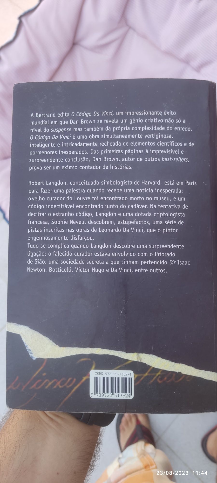 Livro "O Código DaVinci"