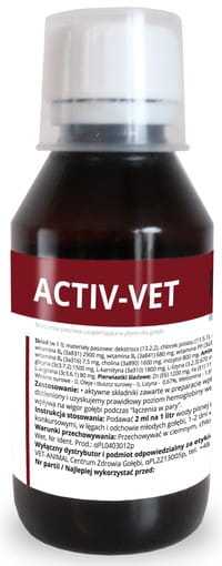 VetAnimal ACTIV-VET – aktywator energii 125 ml Gołąb