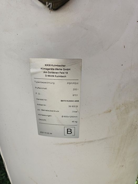Pompa ciepła do montażu wewnątrz
