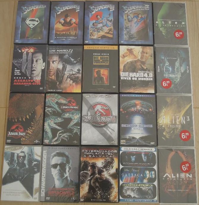 Conjunto de DVDS - Parte 1