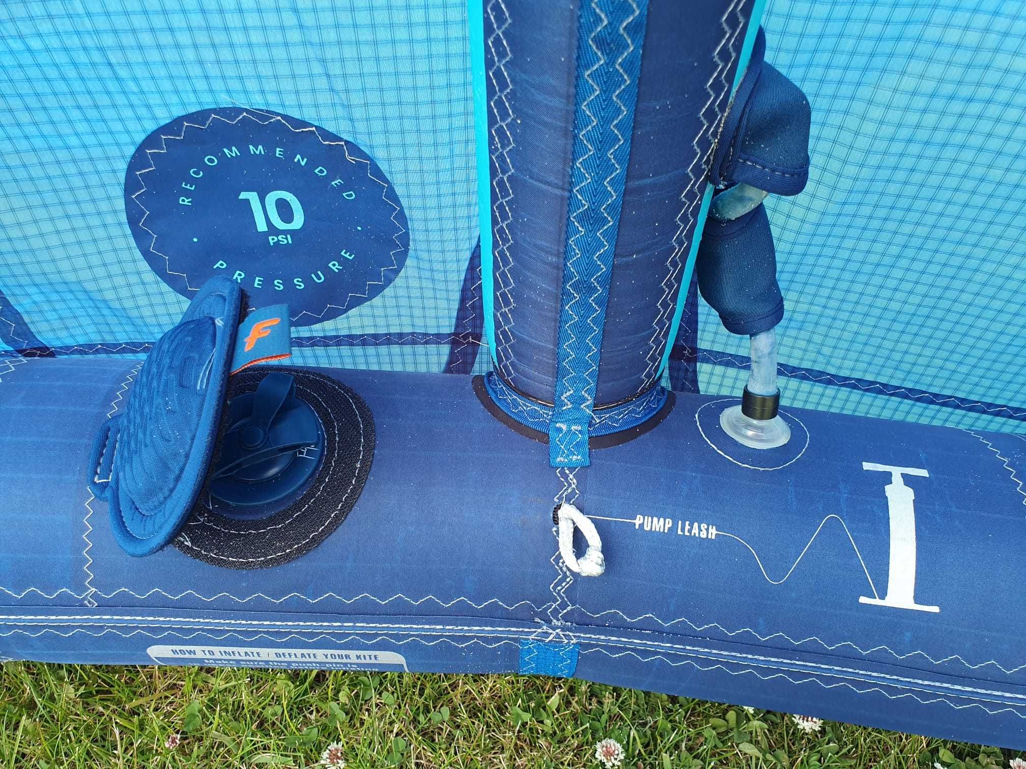 latawiec f-one 8m XV zakupiony w 2023 z barem 38-45 cm jak nowy