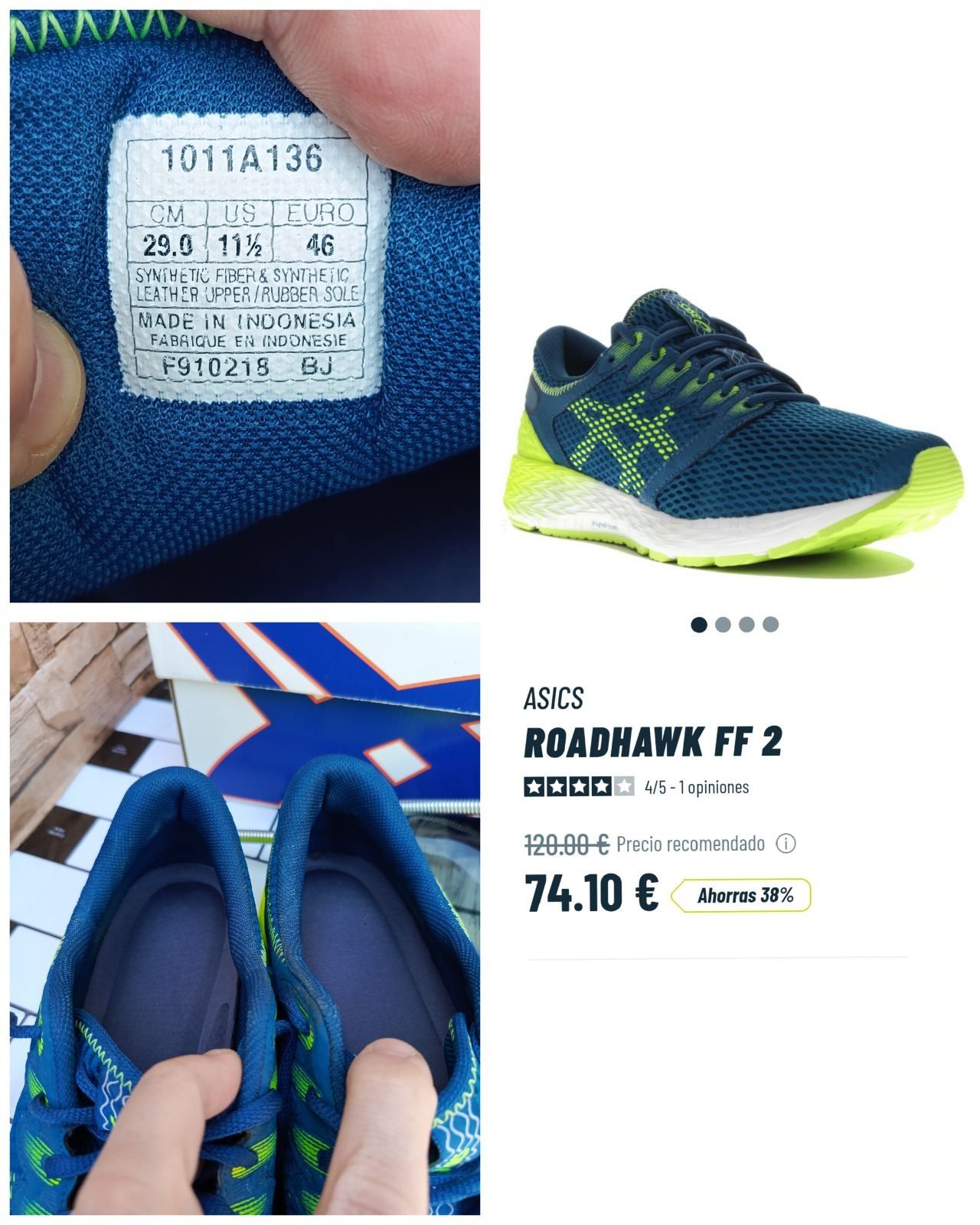Кросівки Asics  (45р.29 см)