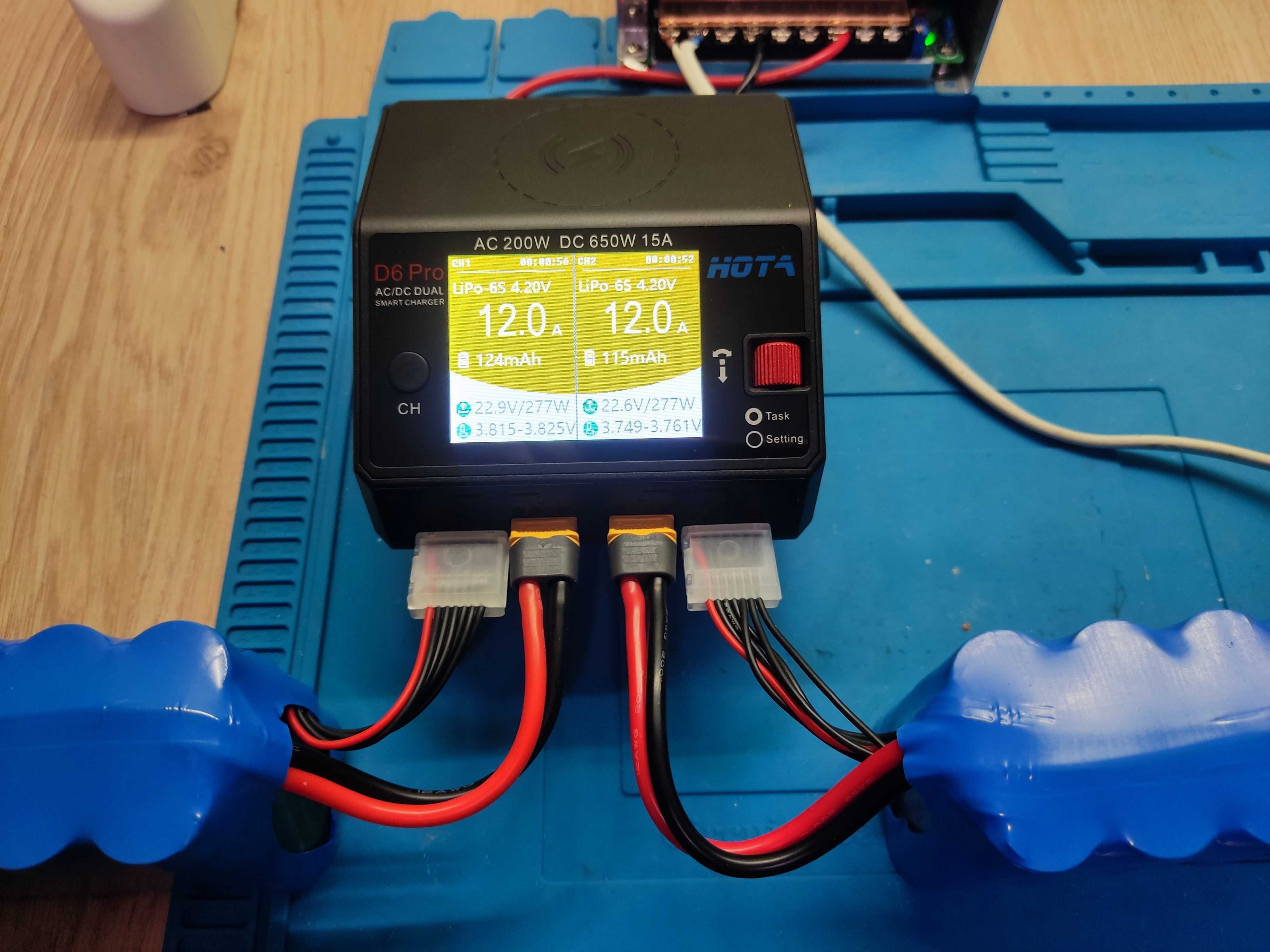 Hota D6 PRO Двопортовий зарядний пристрій