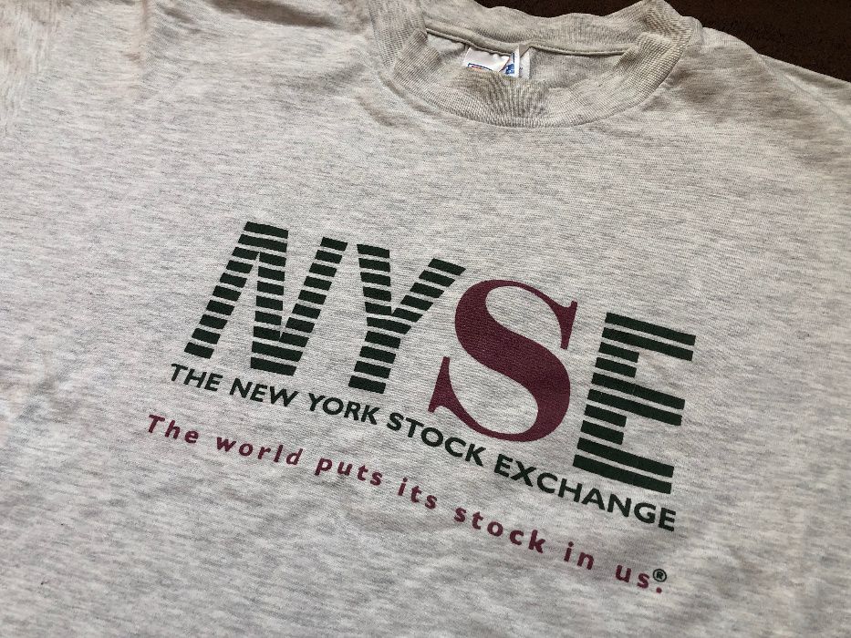Oryginalny t-shirt NYSE New York Stock rozm L / XL