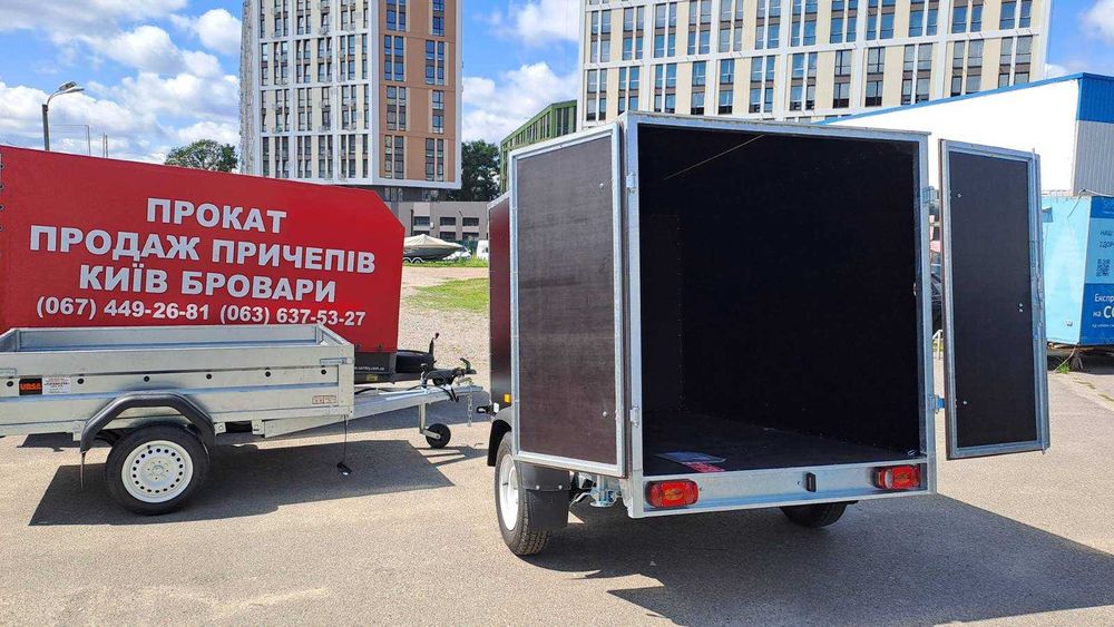 легковий причіп фургон легковой прицеп фургон цинк рама бакелит