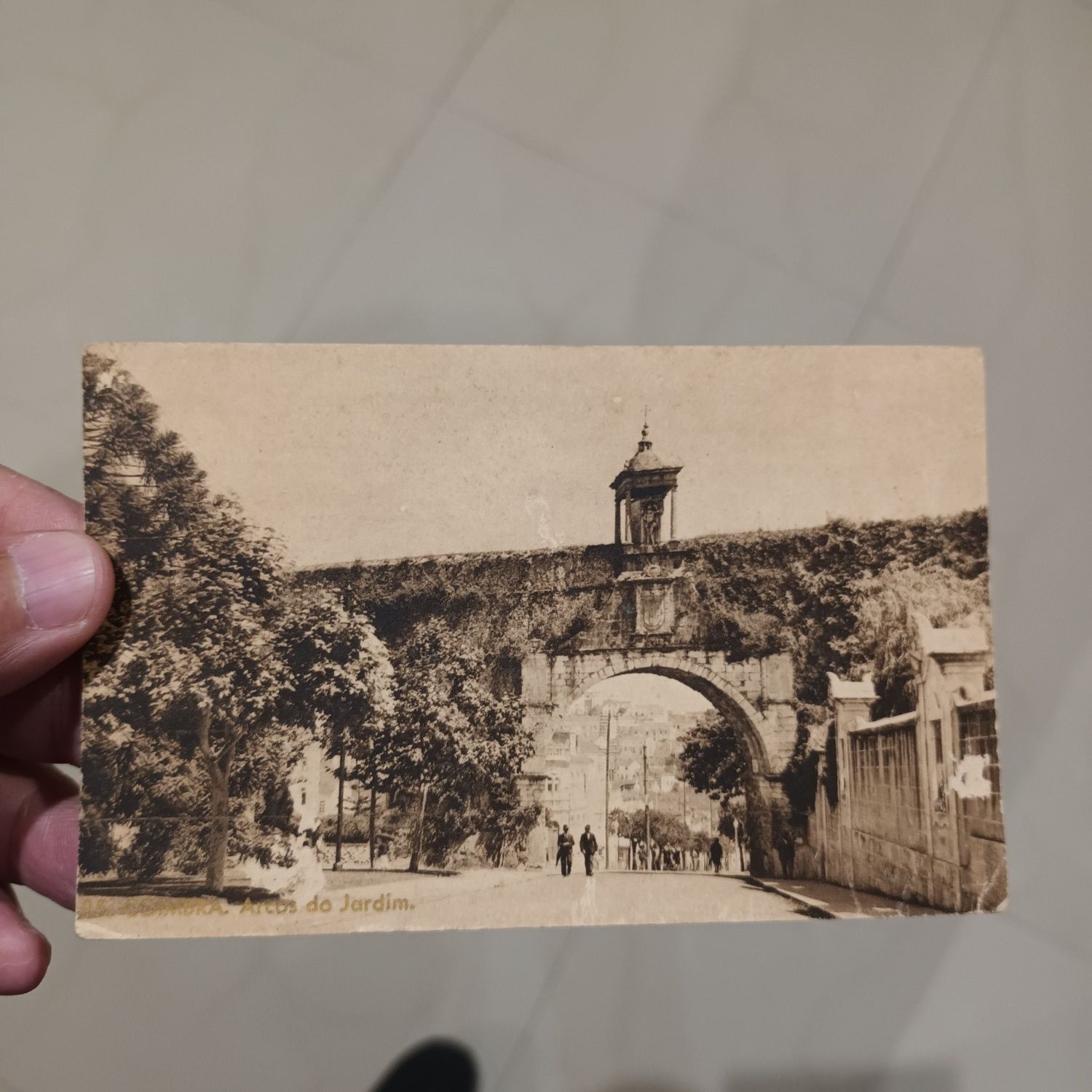 6 postais antigos preto e branco de Coimbra