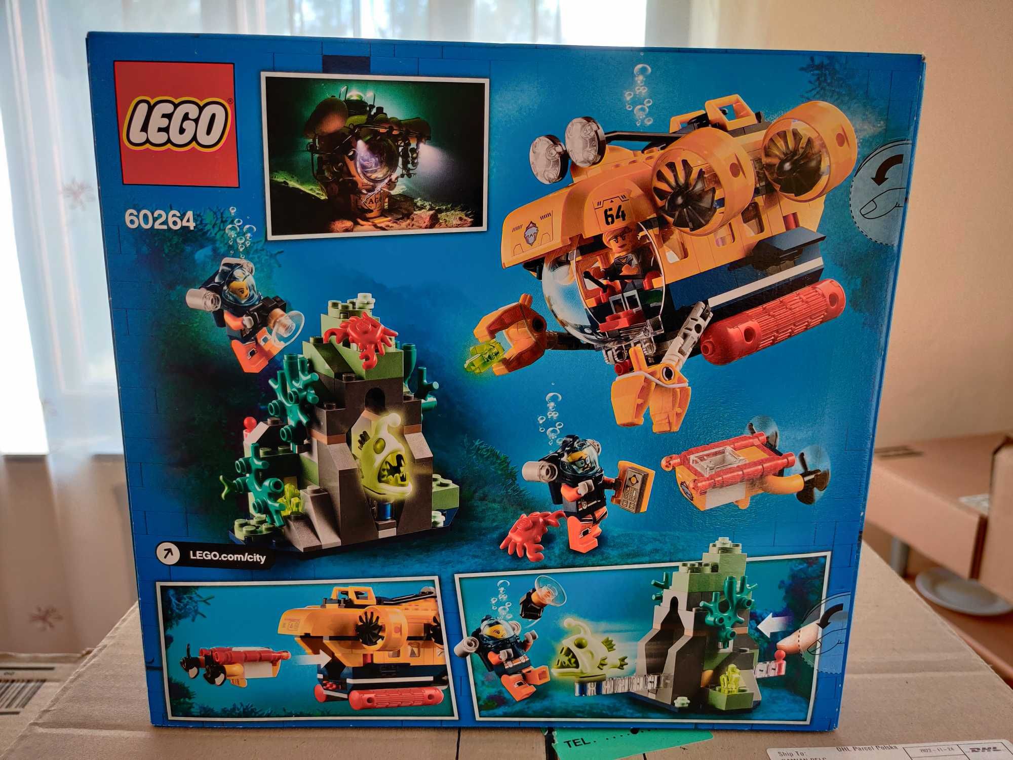 LEGO 60264 City - Łódź podwodna badaczy oceanu Nowe Rzeszów