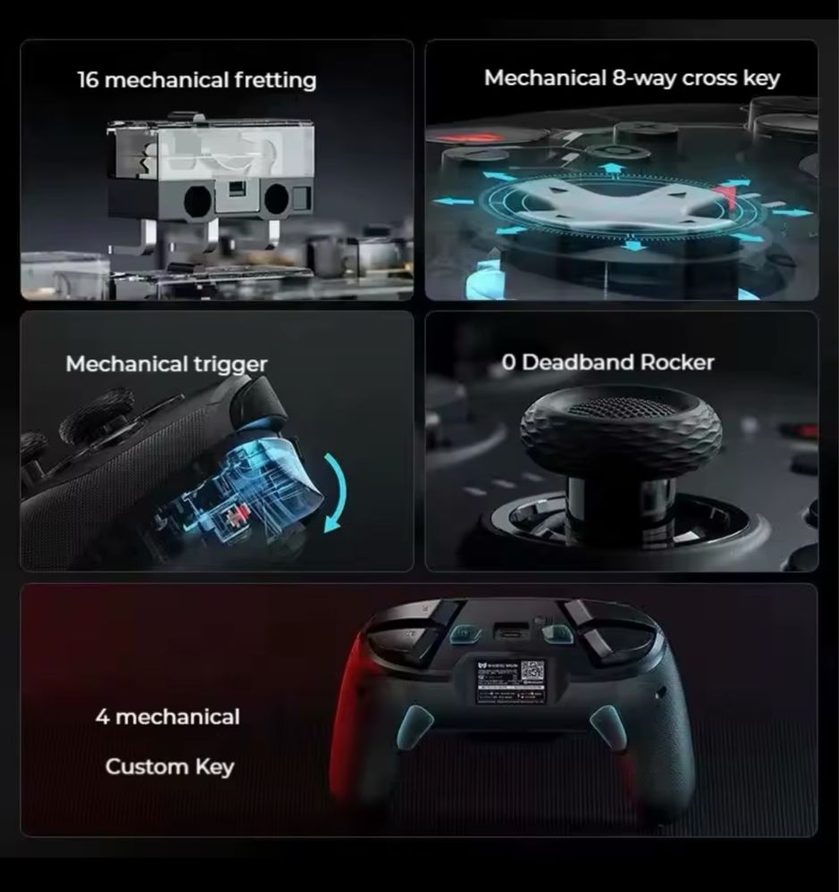 kontroler gier komputerowych Ns Android Ios Switch Bigbigwon Xunlong