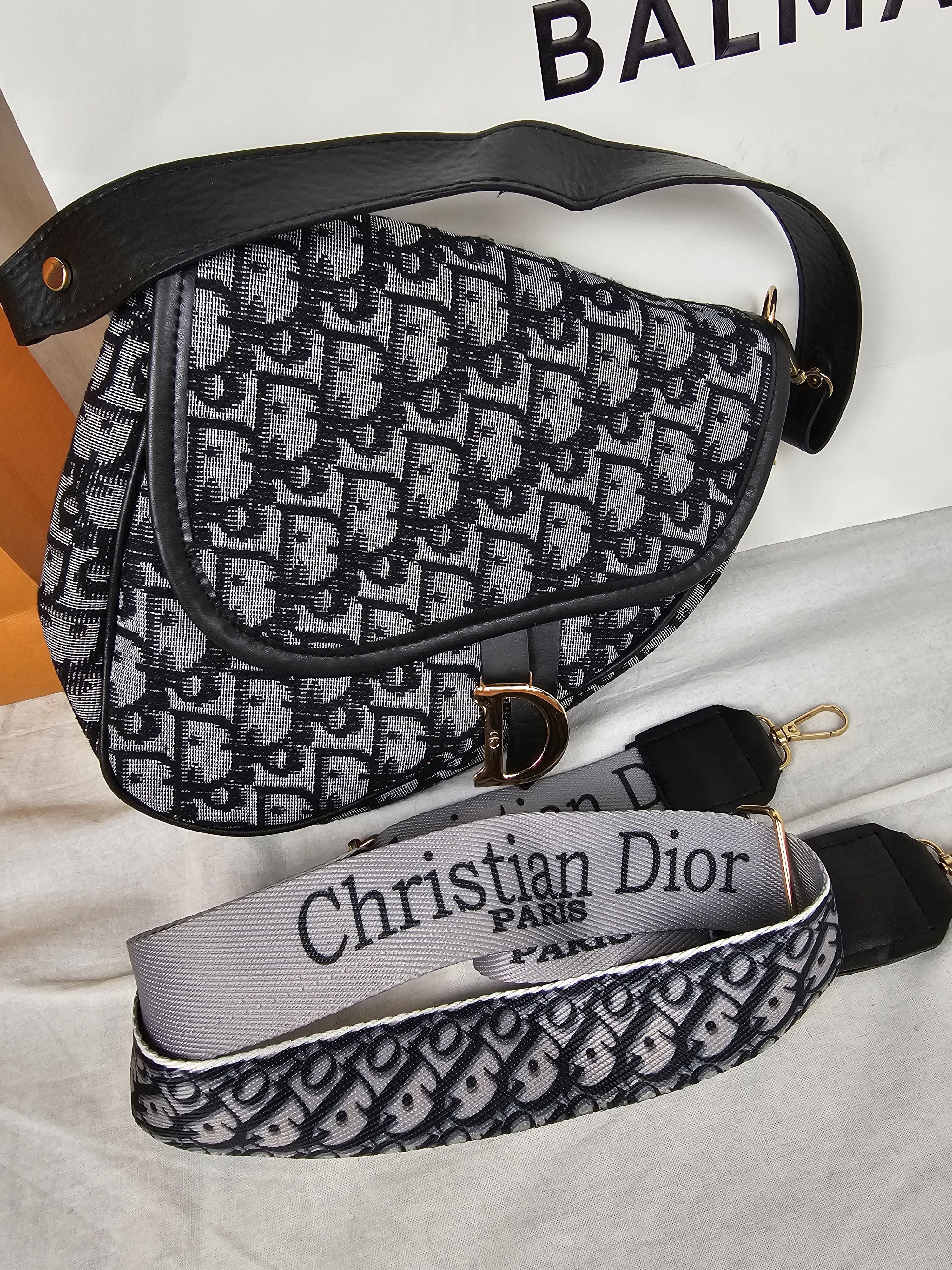 Torebka siodło Christian Dior z monogram torebka damska