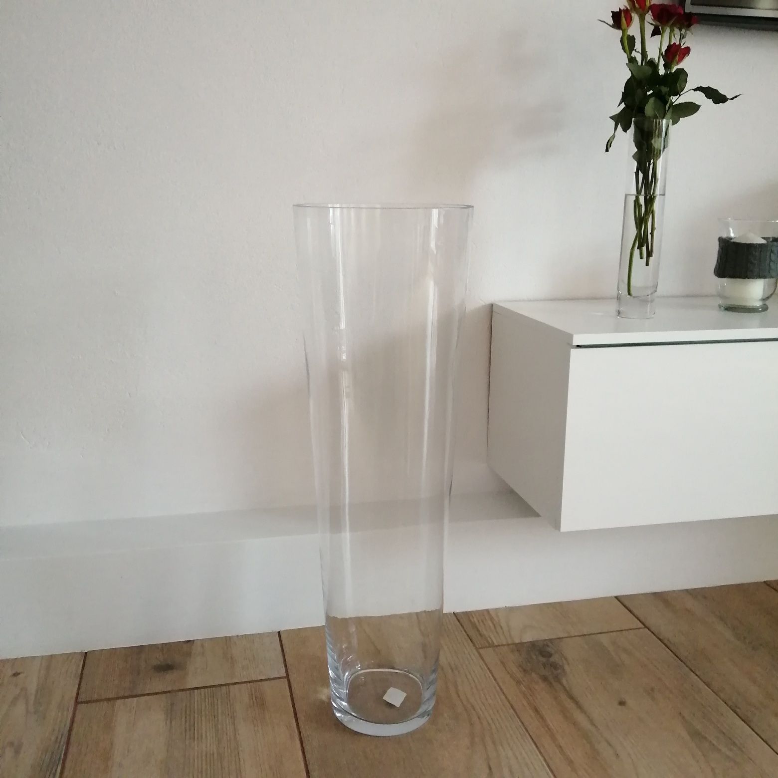 Wazon szklany 70 cm