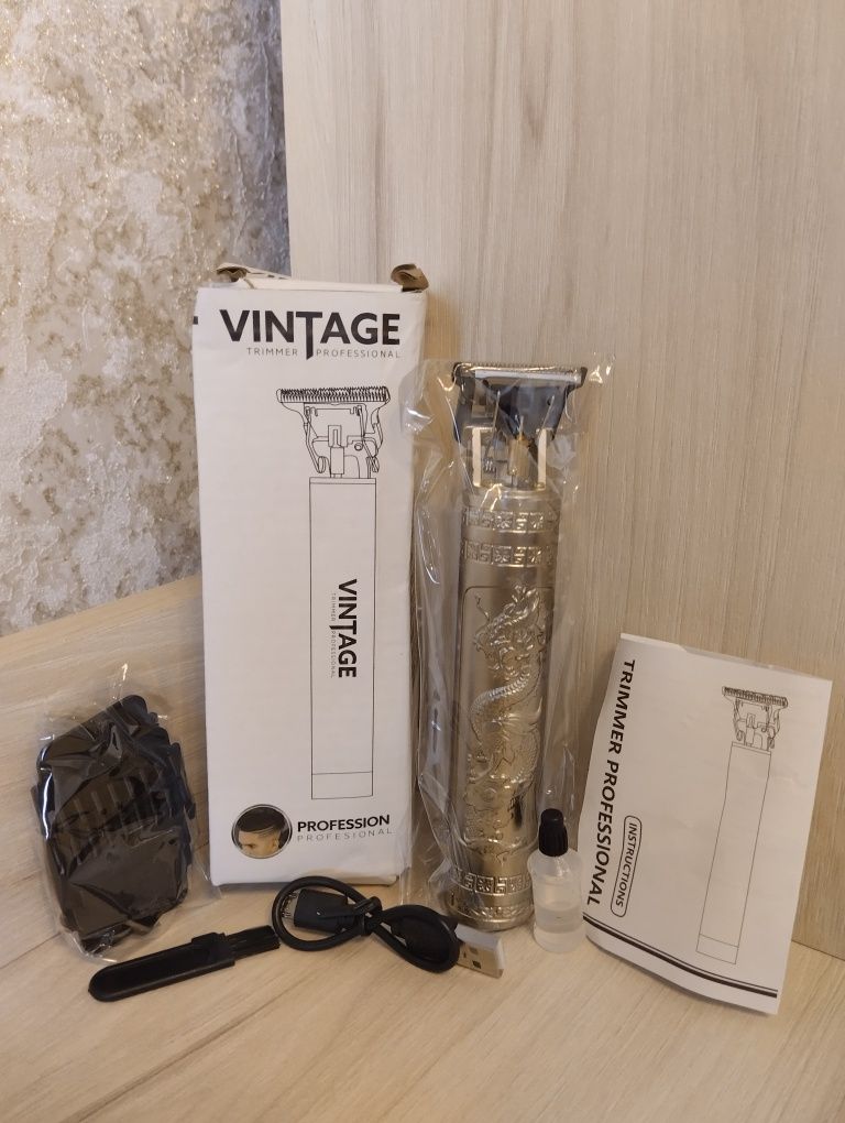 Vintage T9 Електрична машинка для стрижки волосся з дизайном Дракон