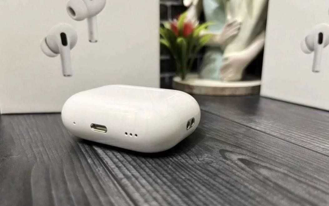 Беспроводные наушники airpods pro 2 без шумоподавления 1в1 +чехол