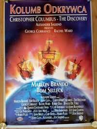 Plakat filmowy KOLUMB ODKRYWCA/Marlon Brando/Oryginał z 1993 roku.