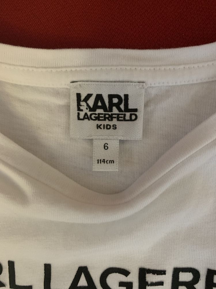 Bluzka bluzeczka dla dziewczynki Karl Lagerfeld 114 cm /6 lat
