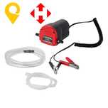 Насос вакуумный 12В для откачки масла и диз. топлива INTERTOOL AC-0006