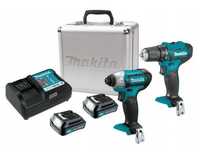Zestaw CLX224X MAKITA Zakrętarka TD110D + Wiertarka DF333D + Walizka