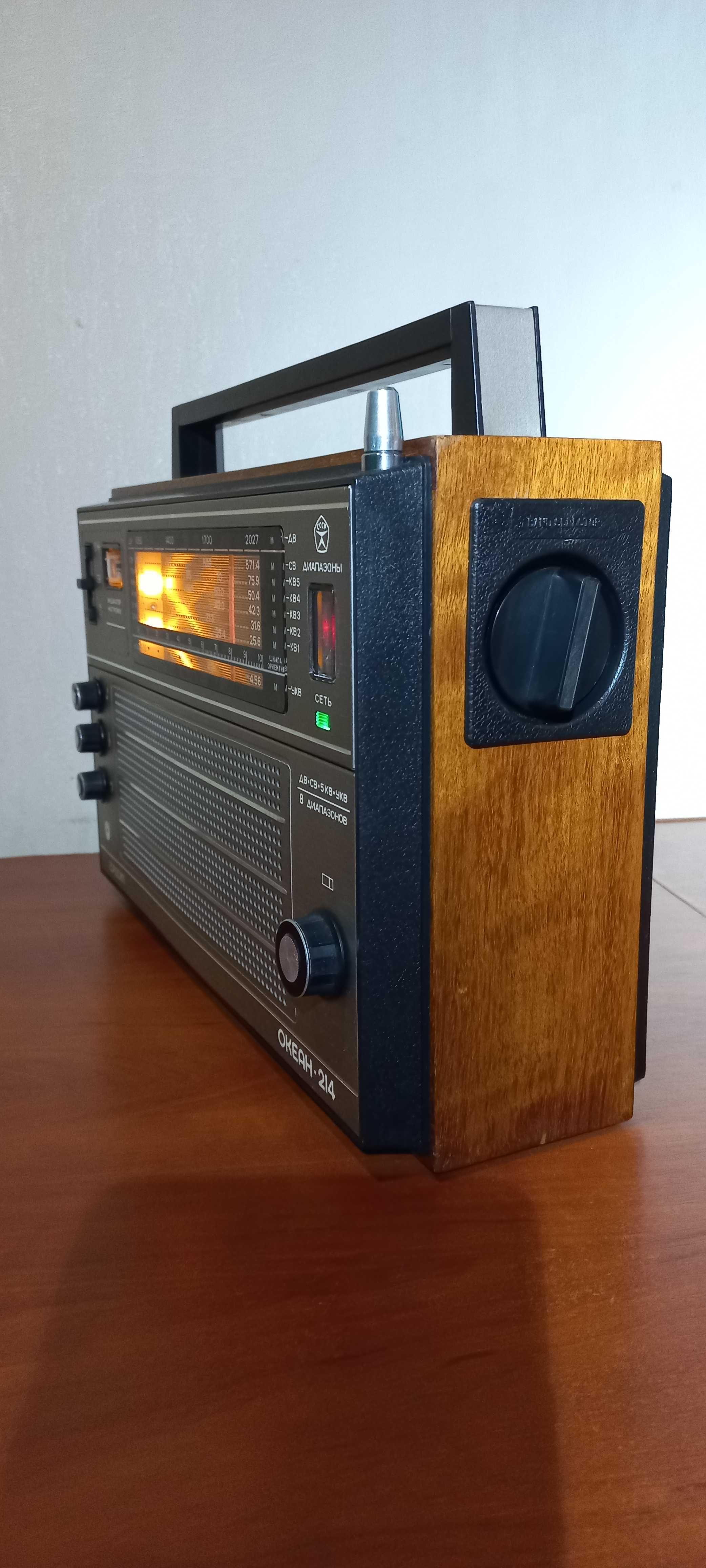 Радиоприёмник Океан 214 Bluetooth, USB MP3 плеер , Акумулятор Li-Ion